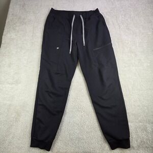 Fabletics Women's On Call Scrub Joggers Black Size XL Medical Vet Tech